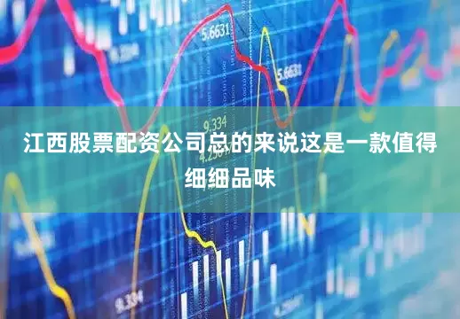 江西股票配资公司总的来说这是一款值得细细品味